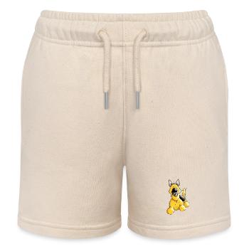 Deutscher Schäferhund - DSH - Hund - Kinder Organic Joggingshorts Mini Bolter von Stanley/Stella - Natur - Vorne