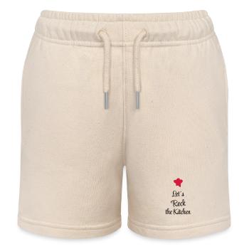 kochen - Kinder Organic Joggingshorts Mini Bolter von Stanley/Stella - Natur - Vorne