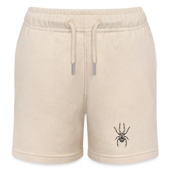 Spinnen kraft Das Symbol für Stärke und Geheimnis - Kinder Organic Joggingshorts Mini Bolter von Stanley/Stella - Natur - Vorne