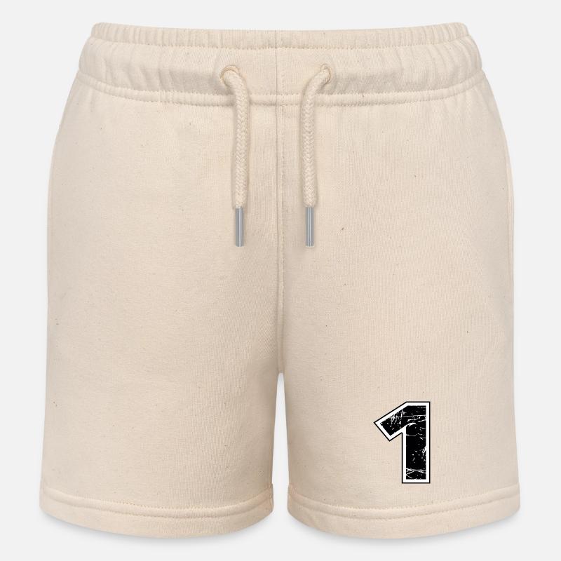 1 - Short de jogging enfant bio Stanley/Stella - écru doux