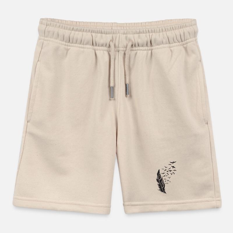 Federflug Silhouette mit Vogelzug Kinder Organic Joggingshorts Mini Bolter von Stanley/Stella
