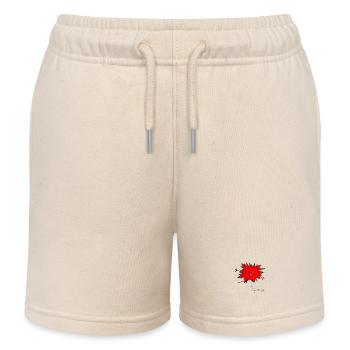 Flauschtier stachelig © Chyropterum Innoxius - Kinder Organic Joggingshorts Mini Bolter von Stanley/Stella - Natur - Vorne