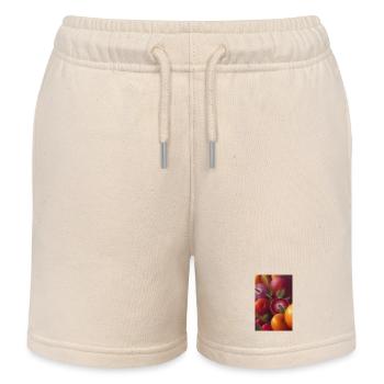 Früchte - Kinder Organic Joggingshorts Mini Bolter von Stanley/Stella - Natur - Vorne