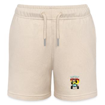 Monstertrucks-Offroad - Kinder Organic Joggingshorts Mini Bolter von Stanley/Stella - Natur - Vorne