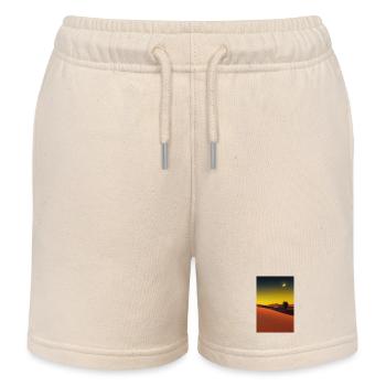 Arabische Wüste - Kinder Organic Joggingshorts Mini Bolter von Stanley/Stella - Natur - Vorne