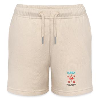 Science - Peu importe ce que vous croyez - Short de jogging enfant bio Stanley/Stella - écru doux - Devant