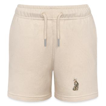Bengal Katze - Kinder Organic Joggingshorts Mini Bolter von Stanley/Stella - Natur - Vorne