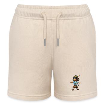 Dackel Hund Bayern - Kinder Organic Joggingshorts Mini Bolter von Stanley/Stella - Natur - Vorne