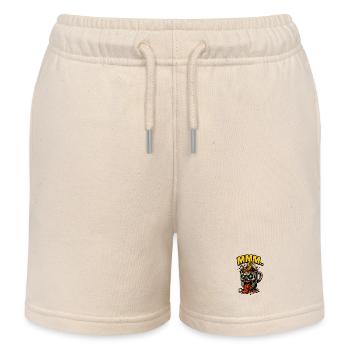 MMM Demon Coffee Mug - Kids Organic Sweat Shorts by Stanley/Stella - soft Ecru - Front