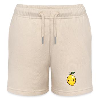 Lemon - Kids Organic Sweat Shorts by Stanley/Stella - soft Ecru - Front