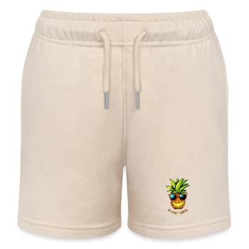 MY SPIRIT ANIMAL - Kids Organic Sweat Shorts by Stanley/Stella - soft Ecru - Front