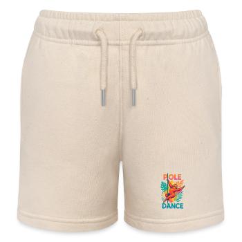 Pole Dance paresseux Pole Dancer Drôle de cadeau - Short de jogging enfant bio Stanley/Stella - écru doux - Devant