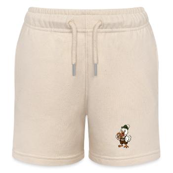 Bayerischer Enten-Knecht im Trachtenlook - Kinder Organic Joggingshorts Mini Bolter von Stanley/Stella - Natur - Vorne