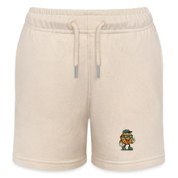 Cookie Walker - Kinder Organic Joggingshorts Mini Bolter von Stanley/Stella - Natur - Vorne