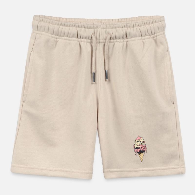 Eiscreme Eis Kinder Organic Joggingshorts Mini Bolter von Stanley/Stella
