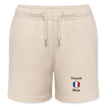 Französische Mutter - Kinder Organic Joggingshorts Mini Bolter von Stanley/Stella - Natur - Vorne