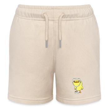 Poussin mignon - Short de jogging enfant bio Stanley/Stella - écru doux - Devant