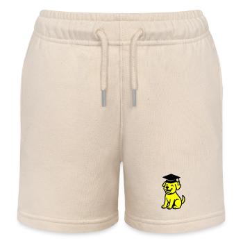 Bachelor Hund / Diplom Hund - Kinder Organic Joggingshorts Mini Bolter von Stanley/Stella - Natur - Vorne