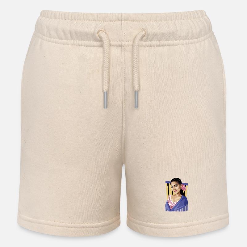 Essence andalouse - Short de jogging enfant bio Stanley/Stella - écru doux