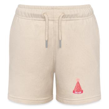 Helau Karneval Hut Partyhut Fasching - Kinder Organic Joggingshorts Mini Bolter von Stanley/Stella - Natur - Vorne