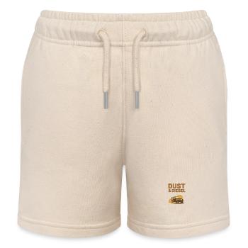 Dust & Diesel – Offroad Outback - Kids Organic Sweat Shorts by Stanley/Stella - soft Ecru - Front