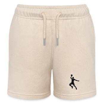Basketball Dunk - Cool Silhouette Logo - Short de jogging enfant bio Stanley/Stella - écru doux - Devant