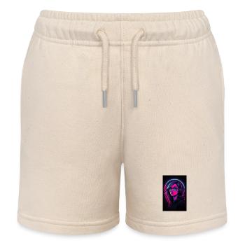 Gamerin  - Kinder Organic Joggingshorts Mini Bolter von Stanley/Stella - Natur - Vorne