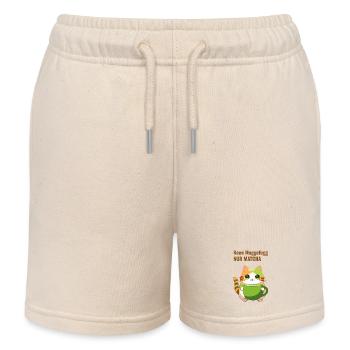 Keen Muggefugg - Matcha uniquement - Short de jogging enfant bio Stanley/Stella - écru doux - Devant