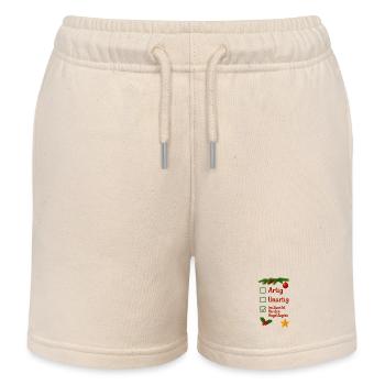 Noël poliment coquin dans le doute - Short de jogging enfant bio Stanley/Stella - écru doux - Devant