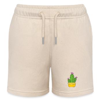 Kaktus - Kinder Organic Joggingshorts Mini Bolter von Stanley/Stella - Natur - Vorne