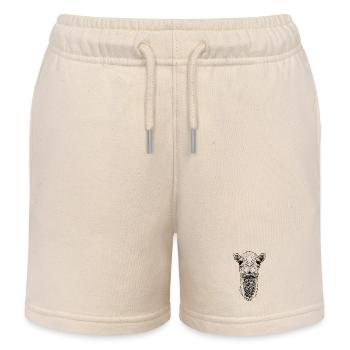 Chameau - Short de jogging enfant bio Stanley/Stella - écru doux - Devant