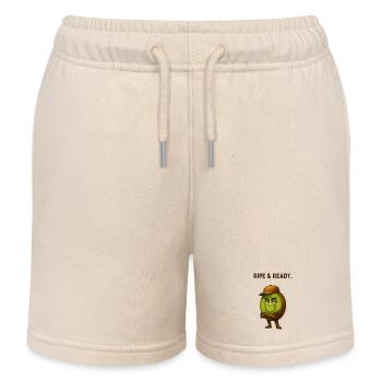 Héros néo-zélandais : mature et prêt - Short de jogging enfant bio Stanley/Stella - écru doux - Devant