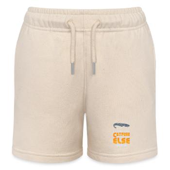 Angler catfish Wels Welsfischen welsangeln - Kinder Organic Joggingshorts Mini Bolter von Stanley/Stella - Natur - Vorne