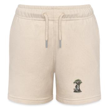 Root House of Solitude - Kids Organic Sweat Shorts by Stanley/Stella - soft Ecru - Front