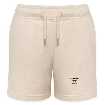 Bolus berechnen Wiederholen Wiederholen Schwarz – Typ-1-Diabetes - Kinder Organic Joggingshorts Mini Bolter von Stanley/Stella - Natur - Vorne