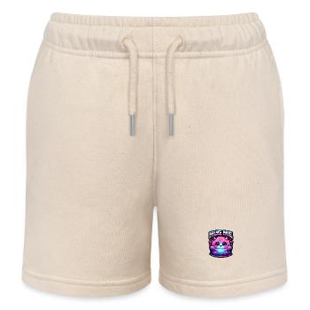 Hug Me Neon Monster - Kinder Organic Joggingshorts Mini Bolter von Stanley/Stella - Natur - Vorne