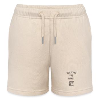 Ich kann keinen Schach-Humor-Club haben - Kinder Organic Joggingshorts Mini Bolter von Stanley/Stella - Natur - Vorne