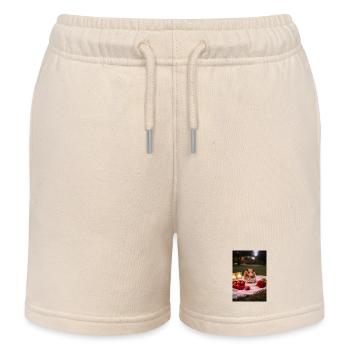 Chico 11: Valentinstag 2026 - Kinder Organic Joggingshorts Mini Bolter von Stanley/Stella - Natur - Vorne