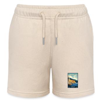 Entdecken Sie Charming Camogli in Italien - Kinder Organic Joggingshorts Mini Bolter von Stanley/Stella - Natur - Vorne