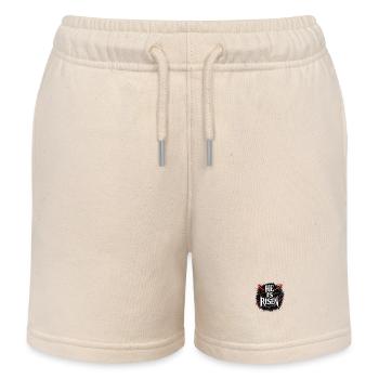he is risen - Kids Organic Sweat Shorts by Stanley/Stella - soft Ecru - Front