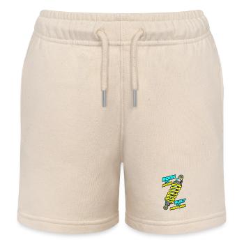 Born to Absorb Built to Perform Suspension Design - Kids Organic Sweat Shorts by Stanley/Stella - soft Ecru - Front