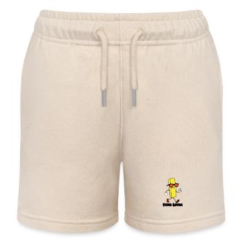 Pommes-Liebhaber - Kinder Organic Joggingshorts Mini Bolter von Stanley/Stella - Natur - Vorne