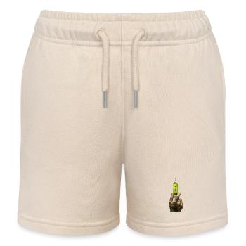Nadel & Neon Medizin Tattoo - Kinder Organic Joggingshorts Mini Bolter von Stanley/Stella - Natur - Vorne