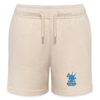 Repair Community Werkzeugkultur - Kinder Organic Joggingshorts Mini Bolter von Stanley/Stella - Natur - Vorne