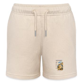 Santorini Inseltraum - Kinder Organic Joggingshorts Mini Bolter von Stanley/Stella - Natur - Vorne