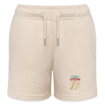 Endlich Schulkind 2026 Unicorn - Kinder Organic Joggingshorts Mini Bolter von Stanley/Stella - Natur - Vorne
