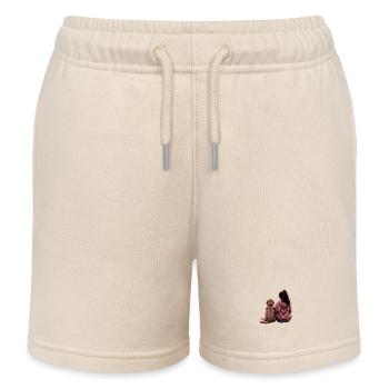 Mädchen mir Goldie - Kinder Organic Joggingshorts Mini Bolter von Stanley/Stella - Natur - Vorne
