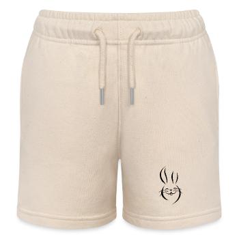 Rabbit Rabbit - Kids Organic Sweat Shorts by Stanley/Stella - soft Ecru - Front