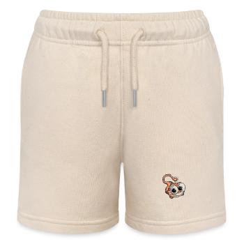 créature fantastique drôle rieur - Short de jogging enfant bio Stanley/Stella - écru doux - Devant