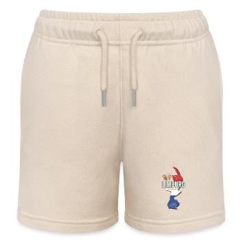 Limbourg Pays-Bas Carte rétro Hollande - Short de jogging enfant bio Stanley/Stella - écru doux - Devant